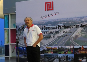 Sambutan Direktur PT Jaya Real Property Tbk di Bintaro Xchange Mall